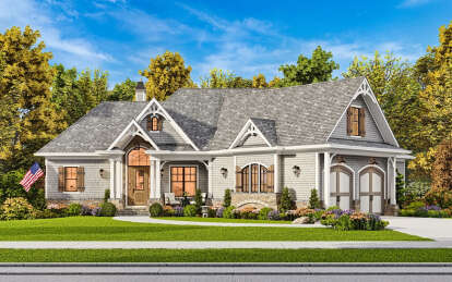 House Plan House Plan #21061 Front Elevation 