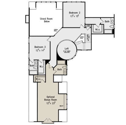 Second Floor for House Plan #8594-00231