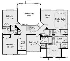 Floorplan 2 for House Plan #8594-00233