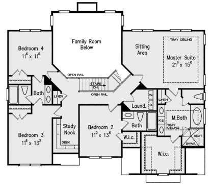 Floorplan 2 for House Plan #8594-00233