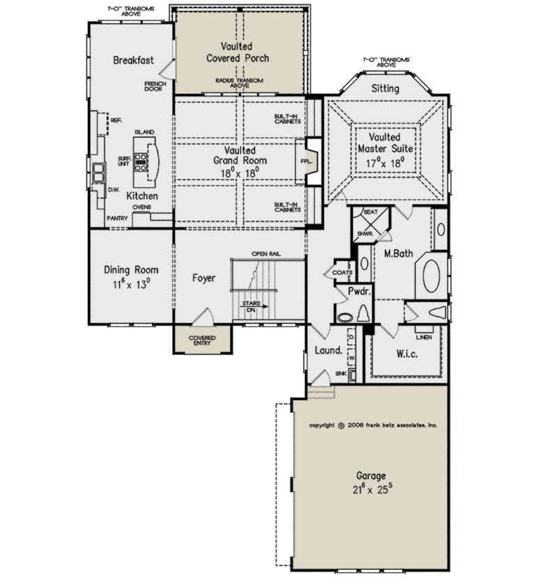 House Plan House Plan #21065 Drawing 1