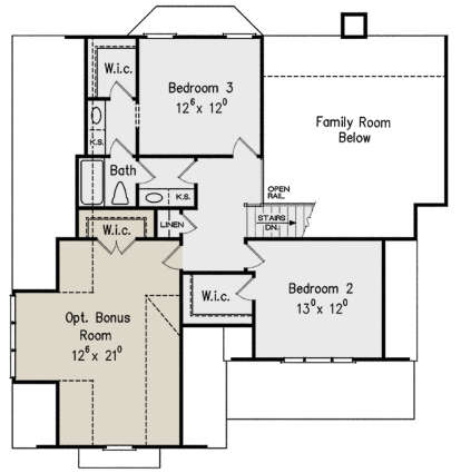 Second Floor for House Plan #8594-00235