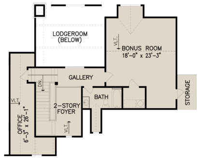 Optional Second Floor for House Plan #699-00138