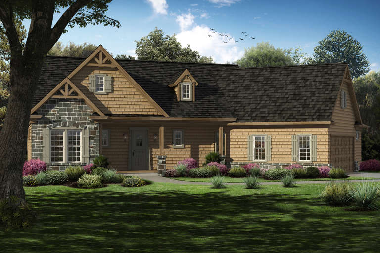 House Plan House Plan #21068 Front Elevation 