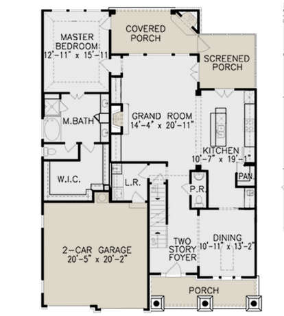 Main Floor for House Plan #699-00143