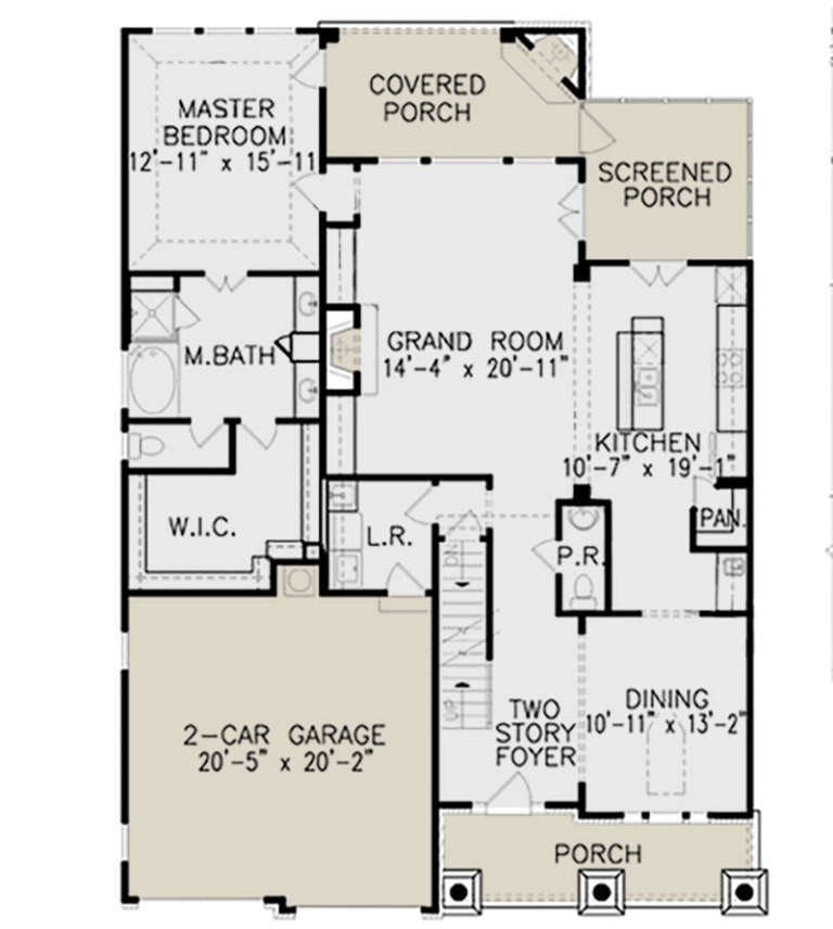 House Plan House Plan #21072 Drawing 1