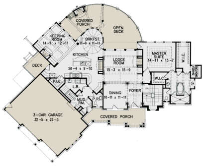 Main Floor for House Plan #699-00145