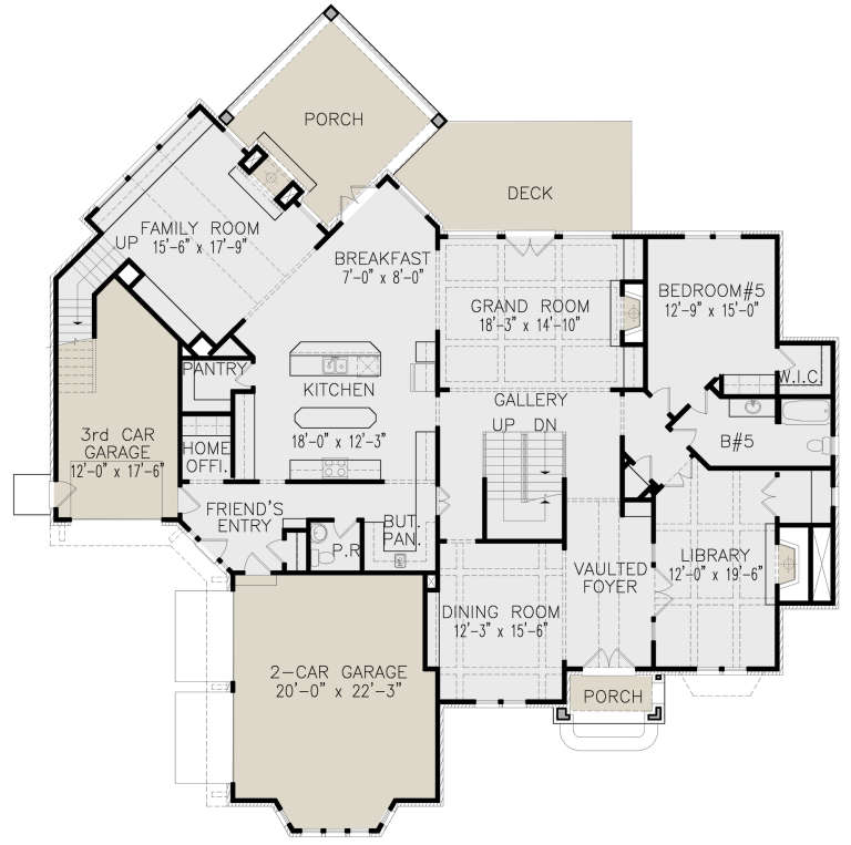 House Plan House Plan #21075 Drawing 1