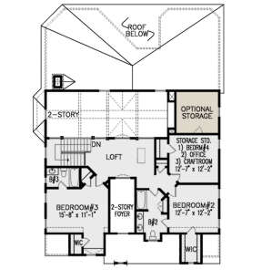 Second Floor for House Plan #699-00147