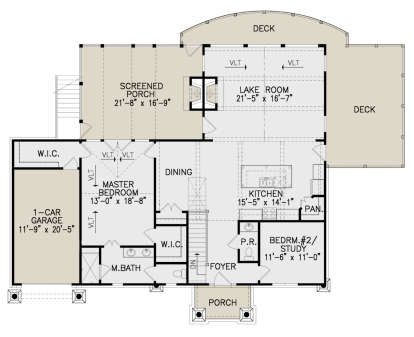 Main Floor for House Plan #699-00148