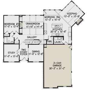 Main Floor for House Plan #699-00149