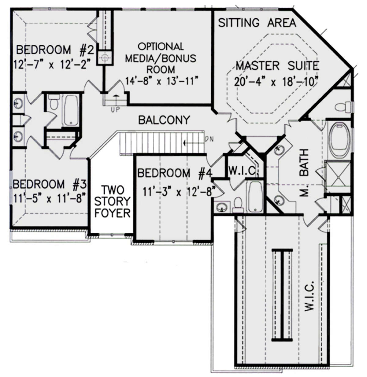 Second Floor for House Plan #699-00149