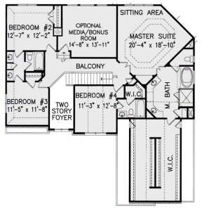 Second Floor for House Plan #699-00149