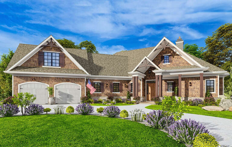 House Plan House Plan #21079 Front Elevation 