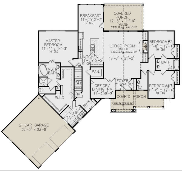 House Plan House Plan #21079 Drawing 1