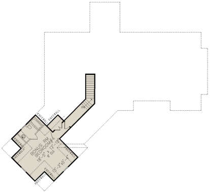 Second Floor for House Plan #699-00150