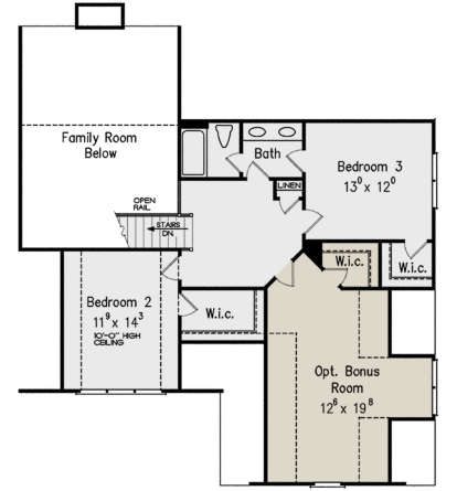 Second Floor for House Plan #8594-00237
