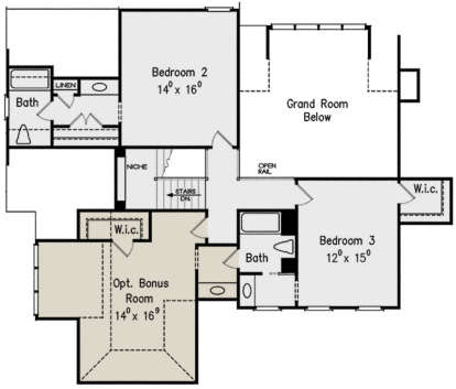 Second Floor for House Plan #8594-00238