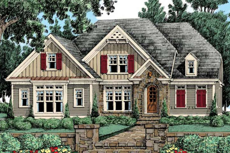 House Plan House Plan #21085 Front Elevation 