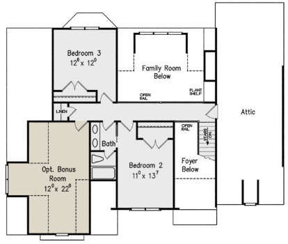 Second Floor for House Plan #8594-00239