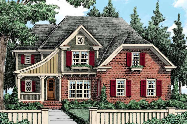 House Plan House Plan #21086 Front Elevation 