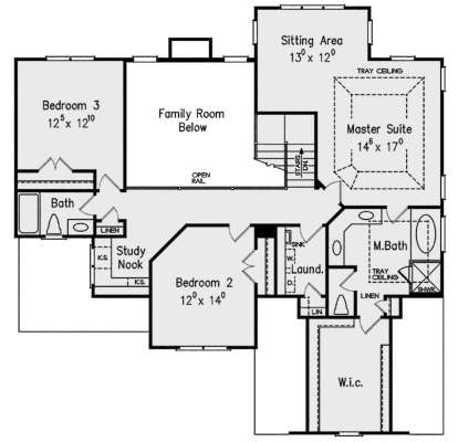 Second Floor for House Plan #8594-00240