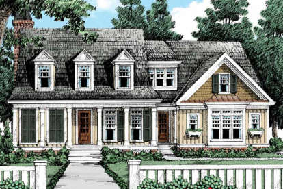 Country House Plan #8594-00242 Elevation Photo