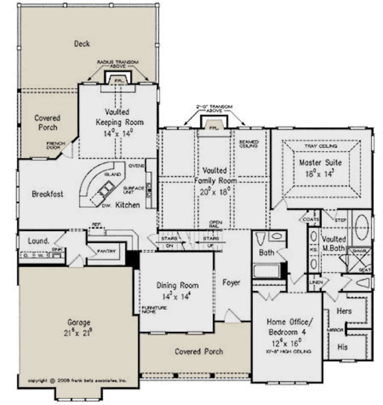 House Plan House Plan #21091 Drawing 1