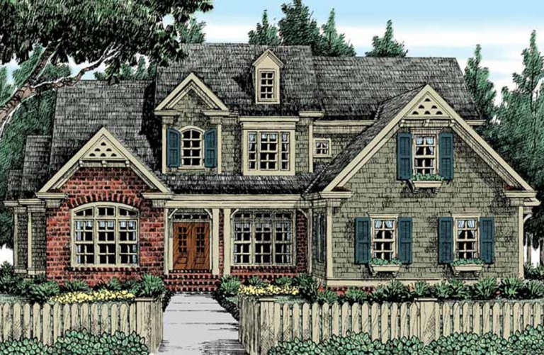 House Plan House Plan #21092 Front Elevation 