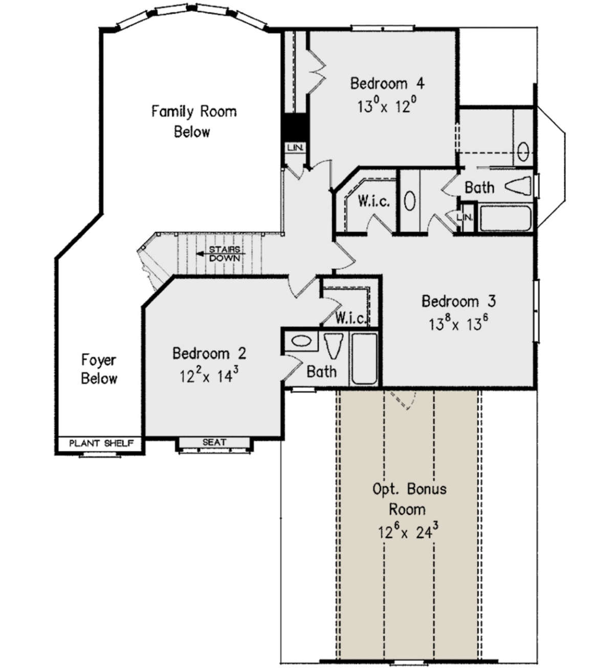 Second Floor for House Plan #8594-00246