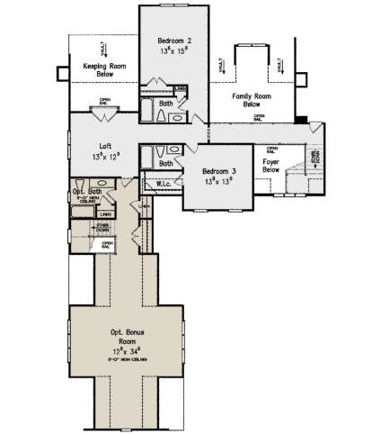 Second Floor for House Plan #8594-00248