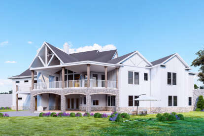 Modern Farmhouse House Plan #699-00153 Elevation Photo