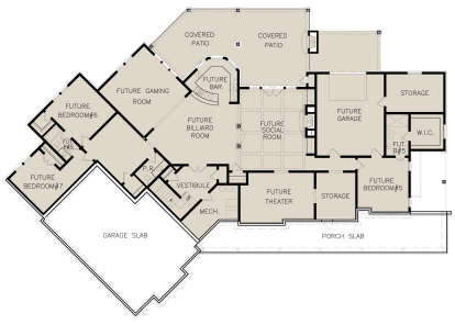 Basement for House Plan #699-00153