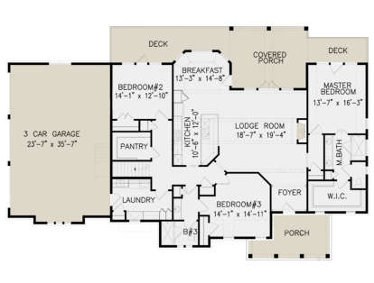 House Plan House Plan #21096 Drawing 1