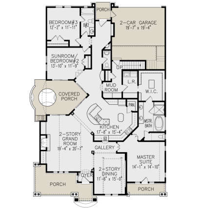 Main Floor for House Plan #699-00155