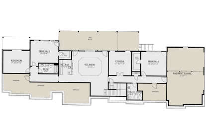 Basement for House Plan #286-00086
