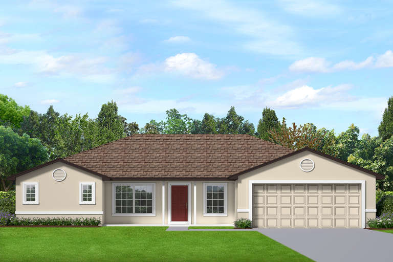 House Plan House Plan #21099 Front Elevation 