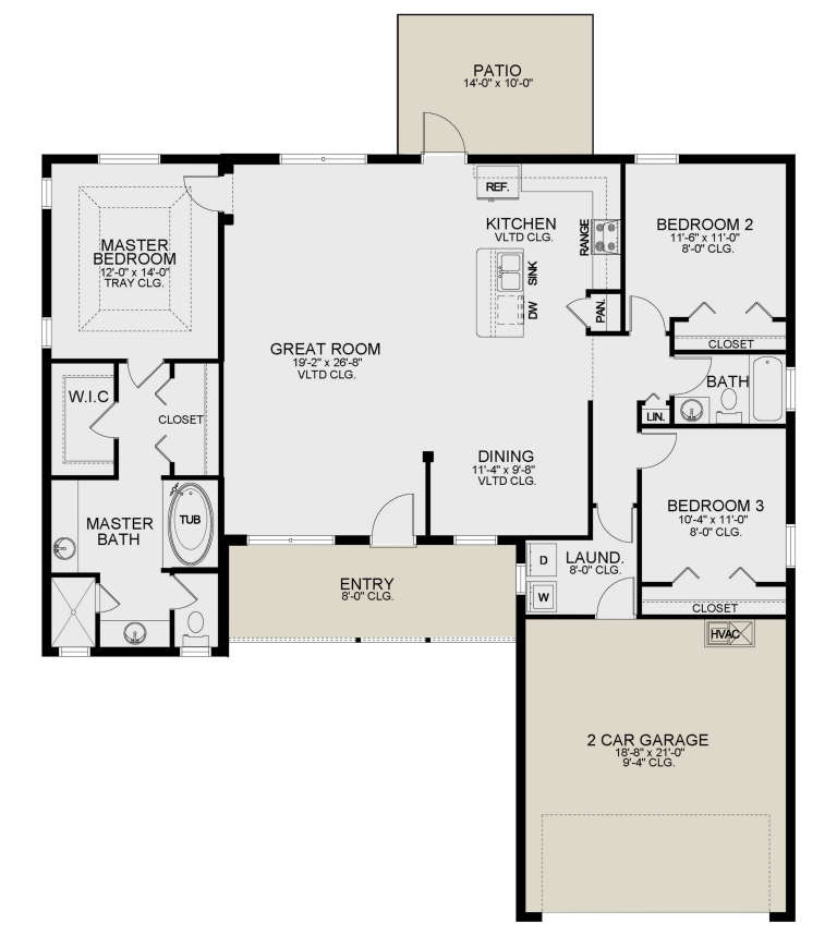 House Plan House Plan #21099 Drawing 1