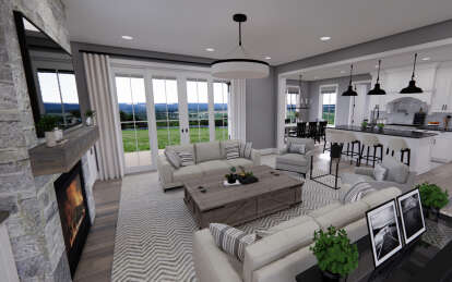 Modern Farmhouse House Plan #098-00313 Additional Photo