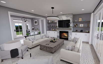 Modern Farmhouse House Plan #098-00313 Additional Photo