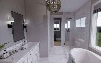 Modern Farmhouse House Plan #098-00313 Additional Photo