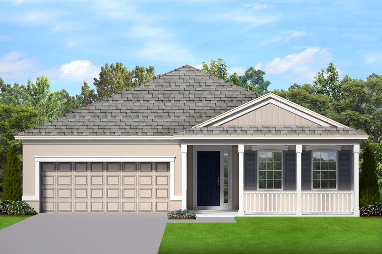 House Plan House Plan #21102 Front Elevation 