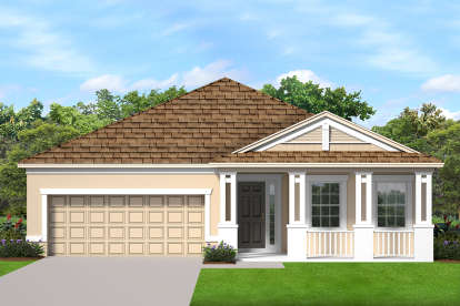 Ranch House Plan #3978-00195 Elevation Photo
