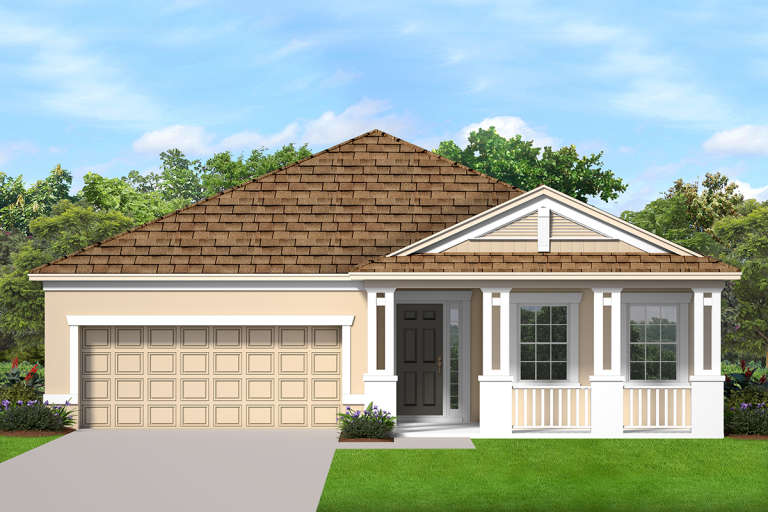 House Plan House Plan #21103 Front Elevation 