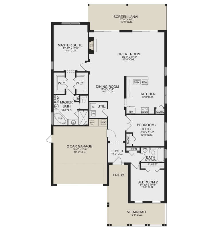 House Plan House Plan #21103 Drawing 1