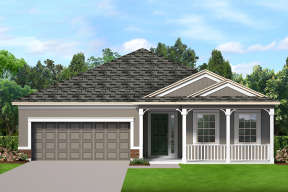 Ranch House Plan #3978-00196 Elevation Photo