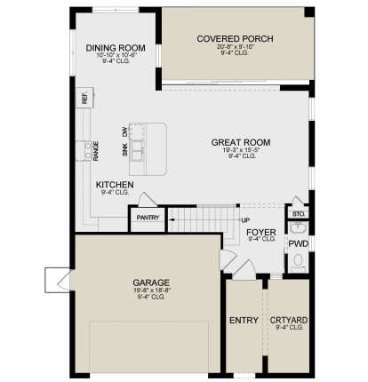 Main Floor for House Plan #3978-00197
