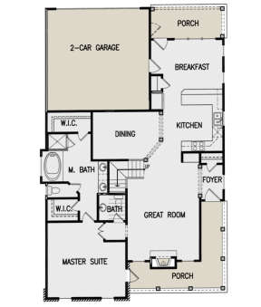 Main Floor for House Plan #699-00156