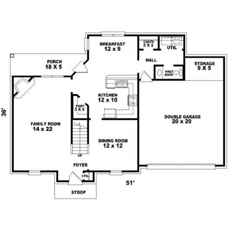 House Plan House Plan #2111 Drawing 1