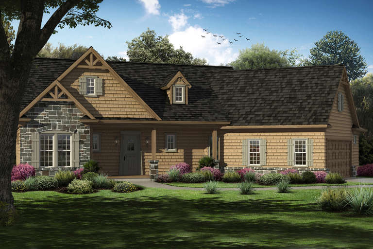 House Plan House Plan #21110 Front Elevation 